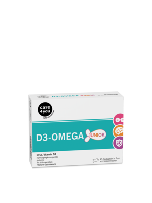 D-3 Omega Junior Kautabletten 45 Stk, A-Nr.: 8029753 - 01