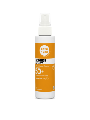 Sie sehen eine Packung Sonnenschutz Körperspray LSF 50+, 200 ml, Produktbild: 01 Sonnenschutz Körperspray LSF 50+, 200 ml, A-Nr.: 8027122 - 01